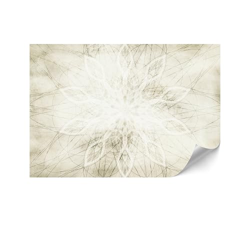 LUMASOUL Fototapete 100x70 cm - VliestapeteHintergründe- Moderne Tapeten für Wohnzimmer & Schlafzimmer - Hochwertige Bildtapete Einfach zu Montieren - Beige und Creme von LUMASOUL