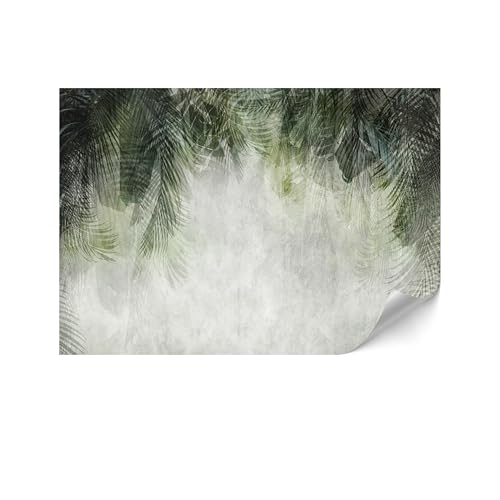 LUMASOUL Fototapete 200x140 cm - VliestapeteNatur- Moderne Tapeten für Wohnzimmer & Schlafzimmer - Hochwertige Bildtapete Einfach zu Montieren - Grün von LUMASOUL