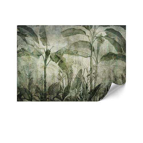 LUMASOUL Fototapete 250x175 cm - VliestapeteNatur- Moderne Tapeten für Wohnzimmer & Schlafzimmer - Hochwertige Bildtapete Einfach zu Montieren - Grün von LUMASOUL