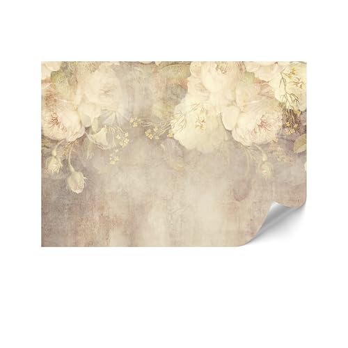 LUMASOUL Fototapete 300x210 cm - VliestapeteBlumen- Moderne Tapeten für Wohnzimmer & Schlafzimmer - Hochwertige Bildtapete Einfach zu Montieren - Mehrfarbig von LUMASOUL