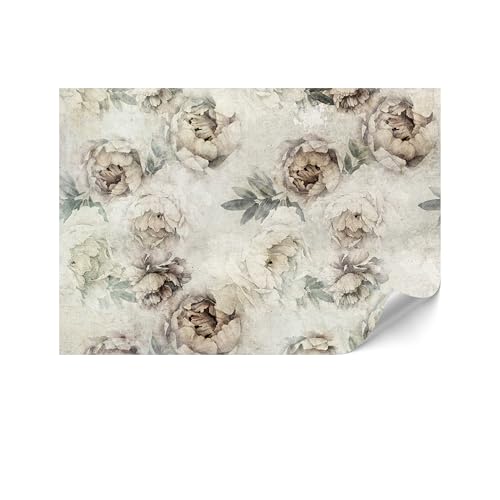 LUMASOUL Fototapete 300x210 cm - VliestapeteBlumen- Moderne Tapeten für Wohnzimmer & Schlafzimmer - Hochwertige Bildtapete Einfach zu Montieren - Mehrfarbig von LUMASOUL