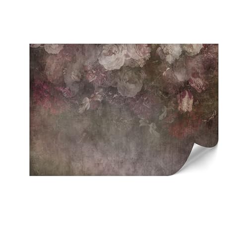 LUMASOUL Fototapete 500x350 cm - VliestapeteBlumen- Moderne Tapeten für Wohnzimmer & Schlafzimmer - Hochwertige Bildtapete Einfach zu Montieren - Rosa von LUMASOUL