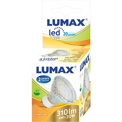 LED Lampe GU10 MR16 4 W 310 lm 3000 K LUMAX von LUMAX