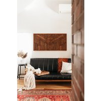 Milano - Wandkunst Aus Altholz Holzkunst Moderne Boho Wanddekoration von LUMBERCHINO