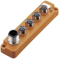 Lumberg Automation - SBS4/LED 3 12124 Sensor/Aktorbox passiv M8-Verteiler mit Metallgewinde 1 St. von LUMBERG AUTOMATION