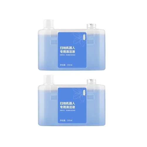 Bodenreinigungslösungen 350 Ml, Kompatibel Mit ECOVACS, T30 Pro/T30 Max/T30 Pro Plus/X5, Bodenreinigungsflüssigkeit, Staubsauger-Ersatzteile, Ersatzteilzubehör(350mL*2) von LUMCLEYR