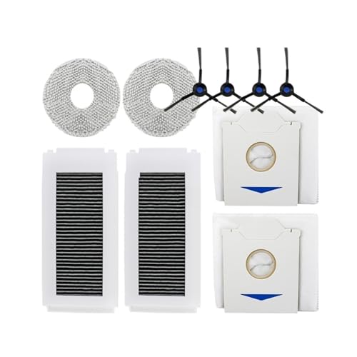 Kompatibel Mit Ecovacs, Kompatibel Mit DEEBOT, N30 PRO Omni Sweeper Robot N30 Pro N30 Omni Hauptseitenbürstenfilter Staubbeutel Lappenzubehör, Staubsaugerteile(H) von LUMCLEYR