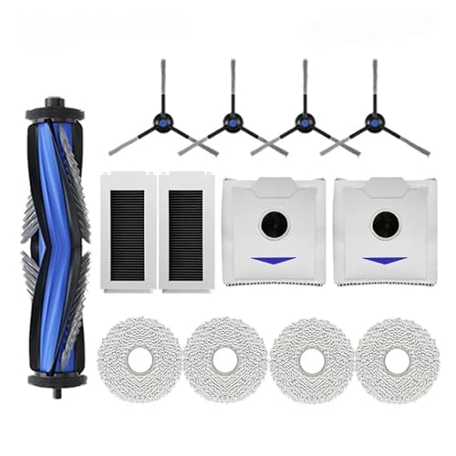 Kompatibel Mit Ecovacs, Kompatibel Mit Debot, N30 Omni / N30 Pro Omni Roboter-Staubsauger, Ersatz-Hauptseitenbürstenfilter, Wischmopp-Staubbeutel, Staubsaugerteile(N) von LUMCLEYR