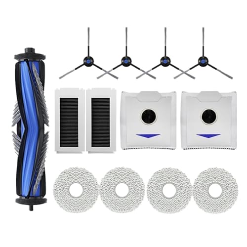 Kompatibel Mit Ecovacs, Kompatibel Mit Debot, N30 Omni / N30 Pro Omni Roboter-Staubsauger, Ersatz-Hauptseitenbürstenfilter, Wischmopp-Staubbeutel, Staubsaugerteile(N) von LUMCLEYR