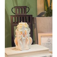 Exklusive Handwerklich Handgeschnitzte Kerze - Einzigartiges Luxusgeschenk Für Sammler Exklusive Handwerklich Handgeschnitzte Kerze - Einzigartiges Luxusgeschenk Für Sammler von LUMEINAS