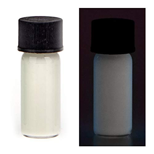 lumentics Premium Leuchtpaste Natur-Weiß - Im Dunkeln phosphoreszierende Uhrenfarbe. Leuchtende Zeigerfarbe. Selbstleuchtende UV-Bastelfarbe von LUMENTICS