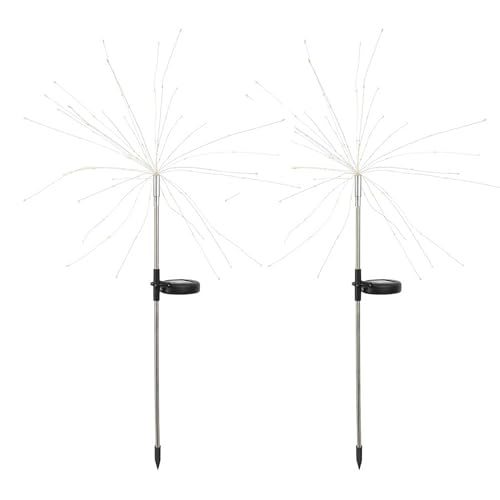 2 Solarbeacons zum Anpflanzen H97cm 2x FIREWORKS SPIKE von LUMI JARDIN