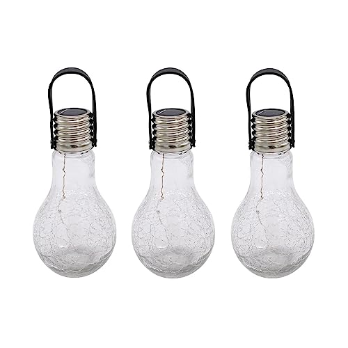 LUMI JARDIN 3 Solarlampen H22cm CRACK EDISUN von LUMI JARDIN