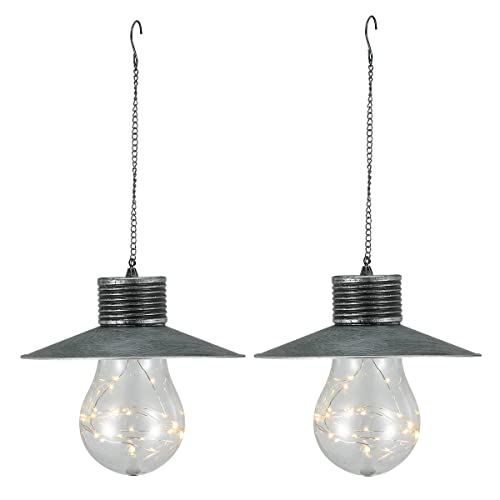 Set aus 2 Solar-Hängeleuchten H40cm COVER von Lumisky