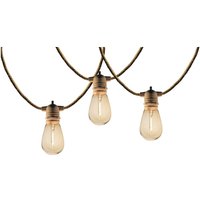 Solar Lichterkette Aus Seil 10 Glühbirnen FANTASY 7.50m von LUMI JARDIN