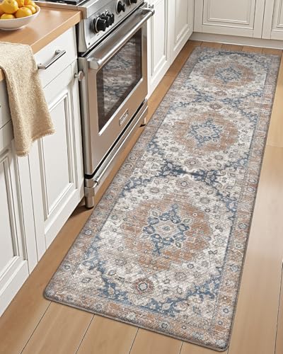 LUMI Anti-Müdigkeit-Küchenmatte, ultraweiche, rutschfeste PVC-Teppiche für Stehkomfort im Schreibtisch, Büro, Waschbecken, Waschküche, 43,2 x 149,9 cm, wasserdicht, schmutzabweisend, Bodenunterlage LUMI Anti-Müdigkeit-Küchenmatte, ultraweiche, rutschfeste PVC-Teppiche für Stehkomfort im Schreibtisch, Büro, Waschbecken, Waschküche, 43,2 x 149,9 cm, wasserdicht, schmutzabweisend, Bodenunterlage von LUMI