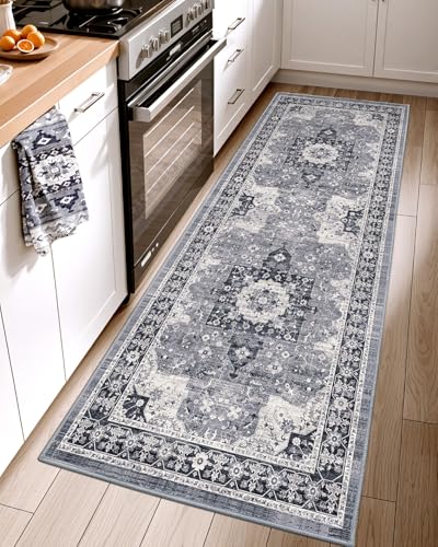 LUMI Küchenmatten, rutschfeste Stehschreibtischmatte, wasserdichte Küchenmatte für Küche, Boden, Büro, 58,4 x 218,4 cm, Blau LUMI Küchenmatten, rutschfeste Stehschreibtischmatte, wasserdichte Küchenmatte für Küche, Boden, Büro, 58,4 x 218,4 cm, Blau von LUMI