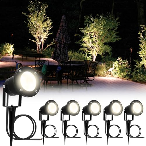 Gartenstrahler 6er-Set HORTI Spike Gartenleuchte GU10 Wasserdicht IP65 Strahler außen mit Erdspieß schwenkbar Schwarz LED 6W neutralweiß 4000 K Wegeleuchten Baumbeleuchtung Gartenlichter Reflektor Gartenstrahler 6er-Set HORTI Spike Gartenleuchte GU10 Wasserdicht IP65 Strahler außen mit Erdspieß schwenkbar Schwarz LED 6W neutralweiß 4000 K Wegeleuchten Baumbeleuchtung Gartenlichter Reflektor von Lumiled