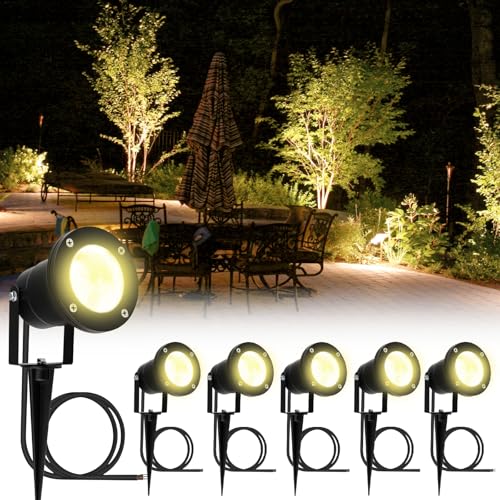 Gartenstrahler 6er Set HORTI Spike Gartenleuchte GU10 Wasserdicht IP65 Strahler außen mit Erdspieß schwenkbar Schwarz LED 6W warmweiß 3000K Wegeleuchten Baumbeleuchtung Gartenlichter Reflektor Gartenstrahler 6er Set HORTI Spike Gartenleuchte GU10 Wasserdicht IP65 Strahler außen mit Erdspieß schwenkbar Schwarz LED 6W warmweiß 3000K Wegeleuchten Baumbeleuchtung Gartenlichter Reflektor von Lumiled