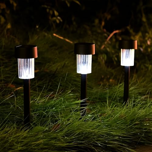 Lumiled 10 Stück Solarleuchten für außen Außenleuchte Solar Gartenleuchte Solarlampe mit Dämmerungssensor Stehleuchte Gartenlicht mit Erdspieß Solarlicht schwarz LED IP44 wetterfest Kaltweiß 6500K Lumiled 10 Stück Solarleuchten für außen Außenleuchte Solar Gartenleuchte Solarlampe mit Dämmerungssensor Stehleuchte Gartenlicht mit Erdspieß Solarlicht schwarz LED IP44 wetterfest Kaltweiß 6500K von Lumiled