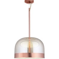 Hängelampe Lumineca Raychel 36x24 cm Gold Rosa von LUMINECA