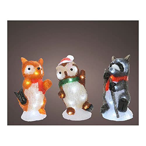 LUMINEO 72405 FIGURAS DE ANIMALES ACRILICAS para Exterior 13X10X24CM MODELOS SURTIDOS Acryl-Tierfiguren für den Außenbereich, 13 x 10 x 24 cm, 20 LEDs, Verschiedene Modelle, bunt LUMINEO 72405 FIGURAS DE ANIMALES ACRILICAS para Exterior 13X10X24CM MODELOS SURTIDOS Acryl-Tierfiguren für den Außenbereich, 13 x 10 x 24 cm, 20 LEDs, Verschiedene Modelle, bunt von LUMINEO