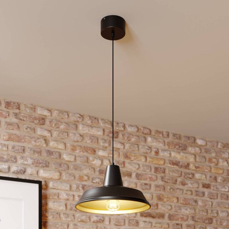 Hängeleuchte Class, schwarz/gold Hängeleuchte Class, schwarz/gold von Luminex