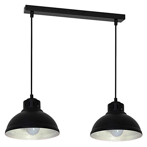 Sven black 2 Deckenleuchte Deckenlampe Kronleuchter Hängelampe von Kronleuchter