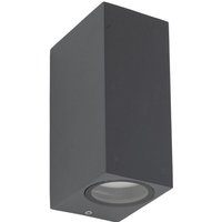 TK Axis Up & Down Wandleuchte Schwarz IP44 2xGU10 LED von LUMINOSA LIGHTING