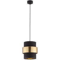 TK Calisto Schlanke Pendel-Deckenleuchte Schwarz, Gold 1xE27 TK Calisto Schlanke Pendel-Deckenleuchte Schwarz, Gold 1xE27 von LUMINOSA LIGHTING