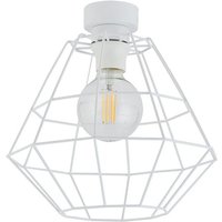 TK Diamond 30cm Drahtrahmen Halbbündige Deckenleuchte Weiß 1xE27 TK Diamond 30cm Drahtrahmen Halbbündige Deckenleuchte Weiß 1xE27 von LUMINOSA LIGHTING