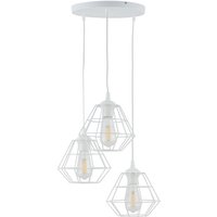 TK Diamond Drahtrahmen Cluster Pendelleuchte Deckenleuchte Weiß 3xE27 TK Diamond Drahtrahmen Cluster Pendelleuchte Deckenleuchte Weiß 3xE27 von LUMINOSA LIGHTING