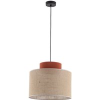 TK Duo Dome Pendelleuchte Beige, Ziegel 1xE27 TK Duo Dome Pendelleuchte Beige, Ziegel 1xE27 von LUMINOSA LIGHTING