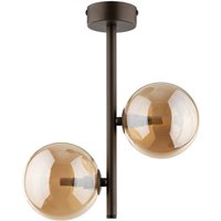 TK Ester Globe Deckenleuchte Braun, Bernsteinglas 2xG9 TK Ester Globe Deckenleuchte Braun, Bernsteinglas 2xG9 von LUMINOSA LIGHTING