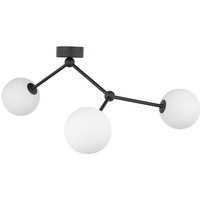 TK Fairy Globe Multi Arm Semi Flush Deckenleuchte Schwarz, Opalglas 3xG9 TK Fairy Globe Multi Arm Semi Flush Deckenleuchte Schwarz, Opalglas 3xG9 von LUMINOSA LIGHTING