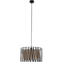 TK Harmony Zylindrische Pendelleuchte mit Drahtrahmen Schwarz, Braun 1xE27 TK Harmony Zylindrische Pendelleuchte mit Drahtrahmen Schwarz, Braun 1xE27 von LUMINOSA LIGHTING