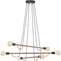 TK Helix Cluster Pendelleuchte Deckenleuchte Schwarz, Walnuss 6xE27 TK Helix Cluster Pendelleuchte Deckenleuchte Schwarz, Walnuss 6xE27 von LUMINOSA LIGHTING