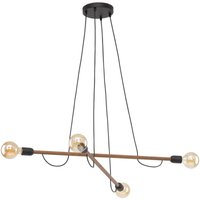TK Helix Pendelleuchte Deckenleuchte Schwarz, Walnuss 4xE27 TK Helix Pendelleuchte Deckenleuchte Schwarz, Walnuss 4xE27 von LUMINOSA LIGHTING
