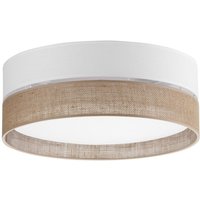 TK Linobianco 45cm zylindrische Deckenleuchte Weiß, Braun 4xE27 TK Linobianco 45cm zylindrische Deckenleuchte Weiß, Braun 4xE27 von LUMINOSA LIGHTING