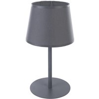 TK Maja Tischlampe mit rundem konischem Schirm Grau 1xE27 von LUMINOSA LIGHTING