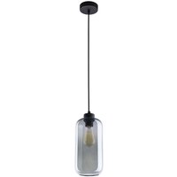 TK Marco Schlanke Pendel-Deckenleuchte Schwarz, Graphitglas 1xE27 TK Marco Schlanke Pendel-Deckenleuchte Schwarz, Graphitglas 1xE27 von LUMINOSA LIGHTING