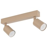 TK Nex Twin Deckenstrahler Braun 2xGU10 von LUMINOSA LIGHTING