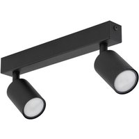 TK Nex Twin Deckenstrahler Schwarz 2xGU10 von LUMINOSA LIGHTING