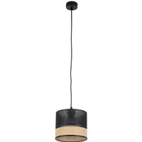 TK Paglia Schlanke Pendel-Deckenleuchte Schwarz, Rafia 1xE27 TK Paglia Schlanke Pendel-Deckenleuchte Schwarz, Rafia 1xE27 von LUMINOSA LIGHTING