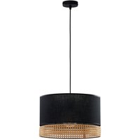 TK Paglia Zylindrische Pendelleuchte Schwarz, Rattan 1xE27 TK Paglia Zylindrische Pendelleuchte Schwarz, Rattan 1xE27 von LUMINOSA LIGHTING