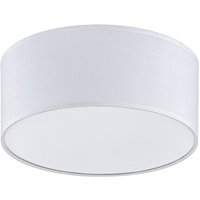 TK Rondo 30cm zylindrische Deckenleuchte Weiß 1xE27 von LUMINOSA LIGHTING