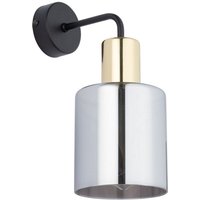 TK Sierra Dome Wandleuchte Schwarz, Gold 1xE27 TK Sierra Dome Wandleuchte Schwarz, Gold 1xE27 von LUMINOSA LIGHTING