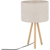 TK Tokyo Tischleuchte mit rundem Schirm Kiefer, Creme 1xE27 TK Tokyo Tischleuchte mit rundem Schirm Kiefer, Creme 1xE27 von LUMINOSA LIGHTING