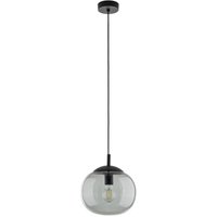 TK Vibe 25cm Globe Pendelleuchte Deckenleuchte Schwarz, Graphitglas 1xE27 TK Vibe 25cm Globe Pendelleuchte Deckenleuchte Schwarz, Graphitglas 1xE27 von LUMINOSA LIGHTING