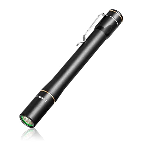 LUMINTOP IYP365 LED Taschenlampe in Stiftgröße 200 Lume LED-Inspektion Arbeitsleuchte AAA-Batterie mit 3-fach verstellbarem für Lesen Camping Outdoor und Notfall Schwarz (4000K) von LUMINTOP